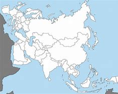 Image result for Outline Map of Eurasia and Africa