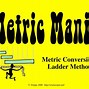 Image result for Metric Conversion Ladder Chart