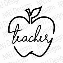 Image result for Teacher Apple Clip Art Words. Name Insert