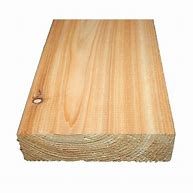 Image result for 2X6x8 s4s Select Knot Cedar Lumber