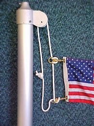 Image result for How to Make a Flagpole Pulley System