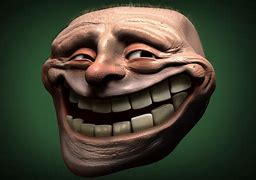 Image result for Realistic Troll Face Cartoon