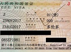 Image result for Chinese Work Visa