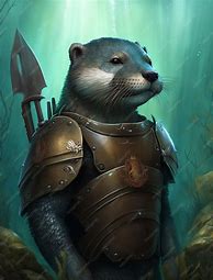 Image result for Otter with Body Armer