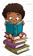 Image result for African American Boy Reading Clip Art