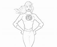 Image result for Invisible Woman Superhero Coloring Page