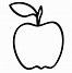 Image result for Apple Picture for Kids to Color
