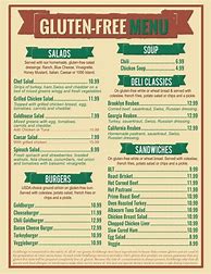 Image result for Gluten Free Starters Menu