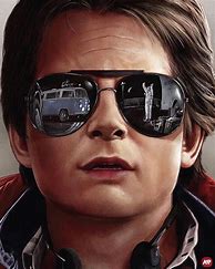 Image result for Marty McFly DeLorean