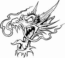 Image result for Gothic Dragon Skull Drawings