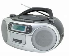Image result for See through Radio with Cassette Player