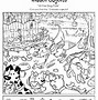 Image result for Hidden Pictures Coloring Pages