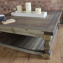 Image result for Wooden Coffee Table
