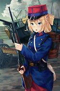 Image result for Anime Girl with Minigun