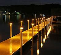 Image result for Festive Dock Lighting