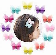 Image result for Butterfly Snap Clip Hair Rainbow