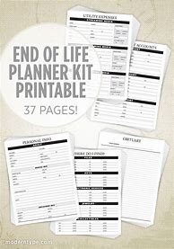 Image result for End of Life Planning Worksheets Free Printable