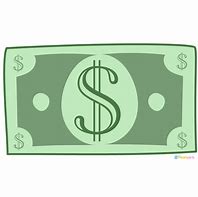 Image result for Singular Dollar Bill Clip Art