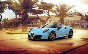 Image result for Blue Alfa 4C