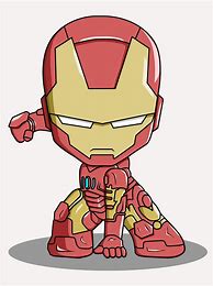 Image result for Chibi Iron Man Cartoon