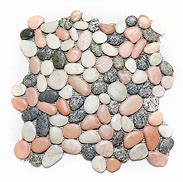 Image result for Mixed Pebble Tile Floor