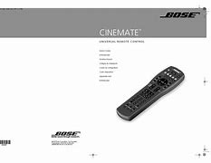 Image result for Bose CineMate Remote Codes
