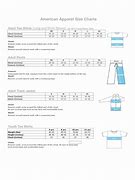 Image result for American Apparel Size Chart