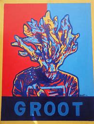 Image result for Groot Aesthetic Drawing