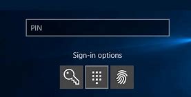 Image result for Pin Sign in Windows 10