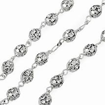 Image result for 10Mm Sterling Silver Beads