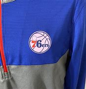 Image result for Sixers Black Zip Up