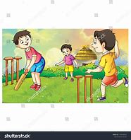 Image result for Playing Cricket Cartoon Withouth Background