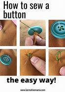 Image result for Free Image Sewing a Button