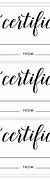 Image result for Simple Gift Certificate Template
