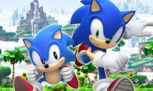 Image result for Classic Sonic Meets Modern Sonic