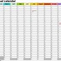Image result for Excel 12 Month Calendar Template
