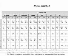 Image result for Women Cloth Size Chart