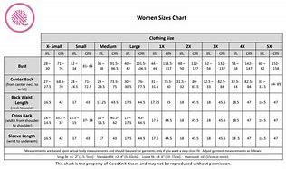 Image result for Sizes in Inches Chart