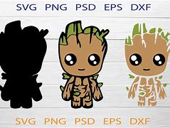 Image result for Baby Groot in Pot SVG
