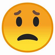 Image result for Worry Face Emoji