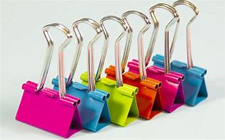 Image result for Colorful Mini Binder Clips