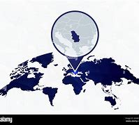 Image result for World Map with Serbia Highlighted