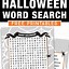 Image result for Easy Halloween Word Search