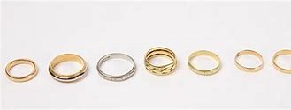 Image result for 18K Gold Band Rings for Women