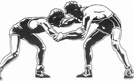 Image result for Youth Wrestling Clip Art Black and White