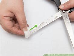 Image result for Cleaning Adhesive Off Very Sharp Scissors