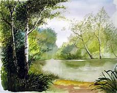 Image result for Watercolor Scenery