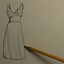 Image result for A Line Dress Sketch