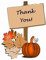 Image result for Fall Thank You Clip Art