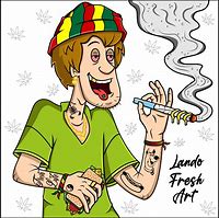 Image result for Scooby Smoking a Joint